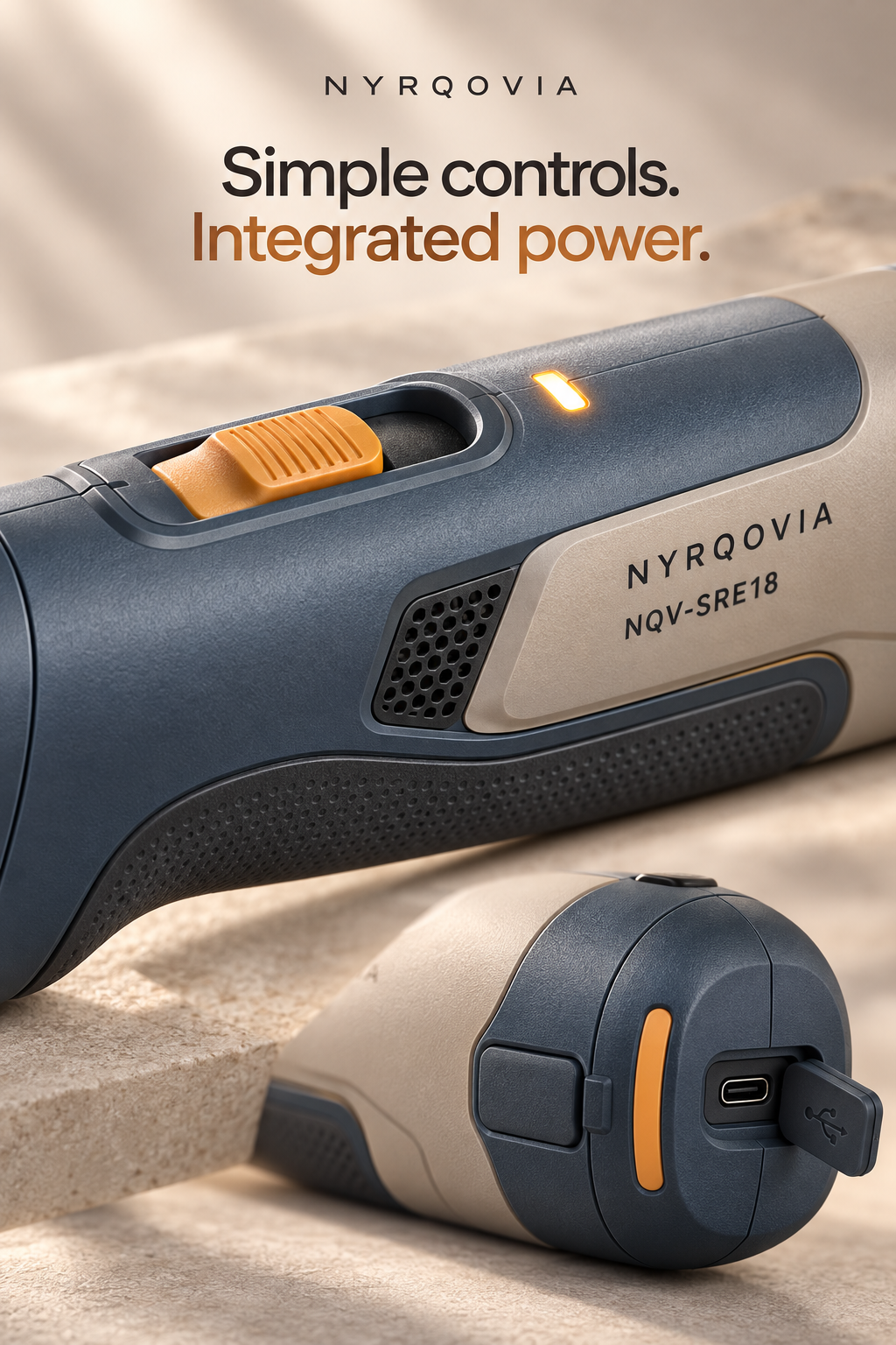 NYRQOVIA SnapRivet E18 Rechargeable Compact Rivet Setting Tool detail 6
